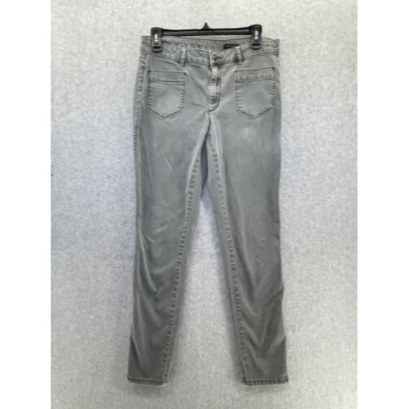 Club Monaco Denim - Club Monaco Women's Gray Denim Jeans Size 10 Cotton Blend Slim